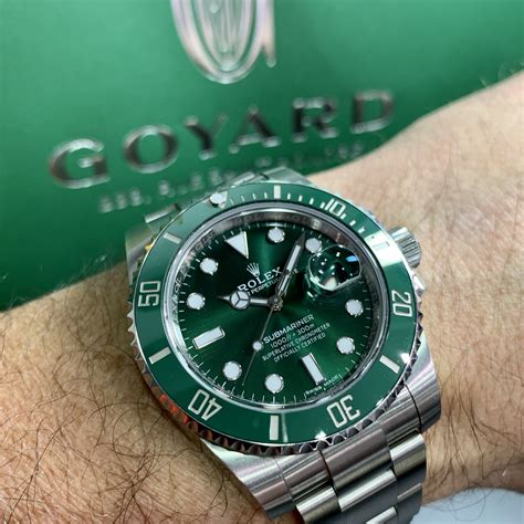 rolex submarino verde|rolex submariner green case.